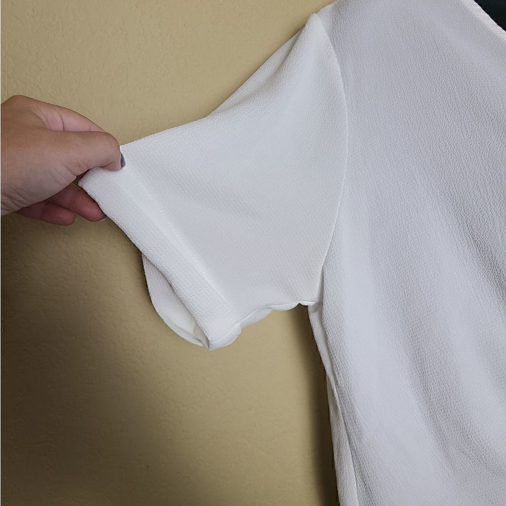 ASOS Tuck Drape Front Top - Picture 2 of 8